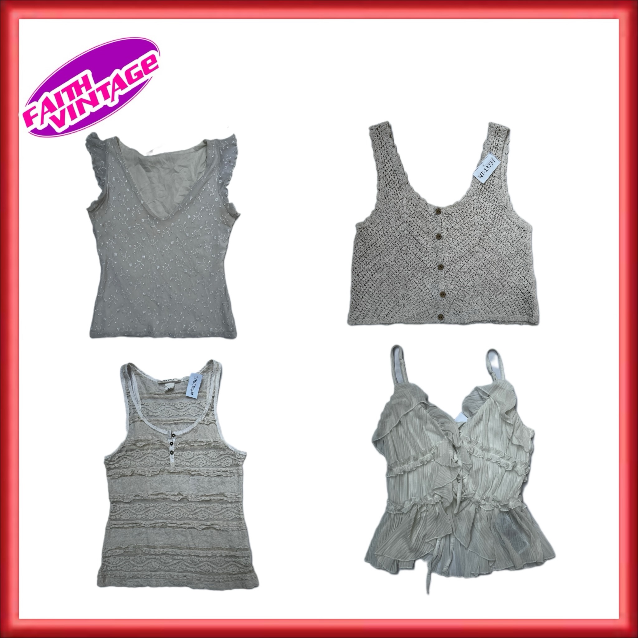 Valentino Lotus Tops Skirt and Dress Bundle (FV-54..