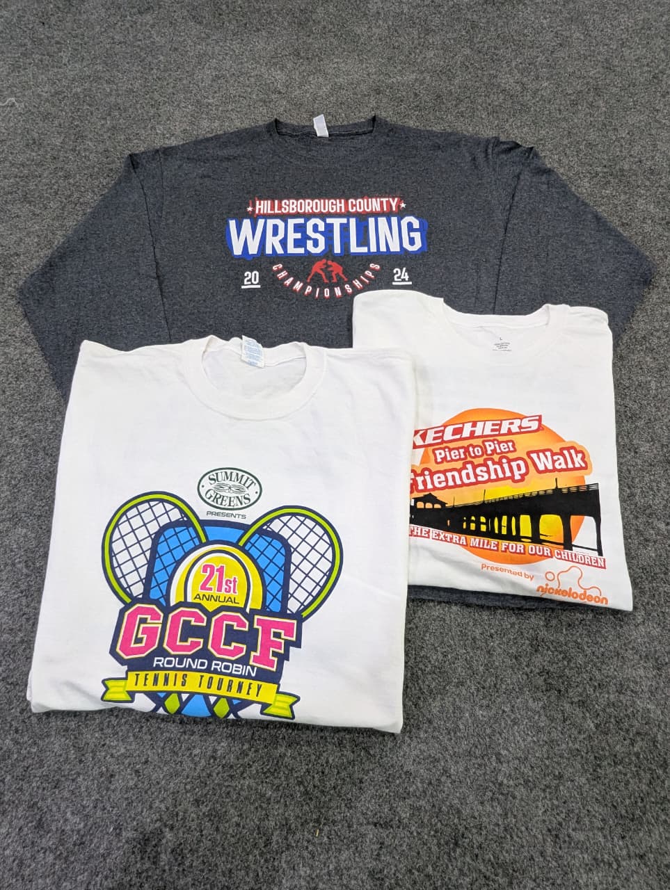 CRZ1780 T-shirts imprimés sans marque