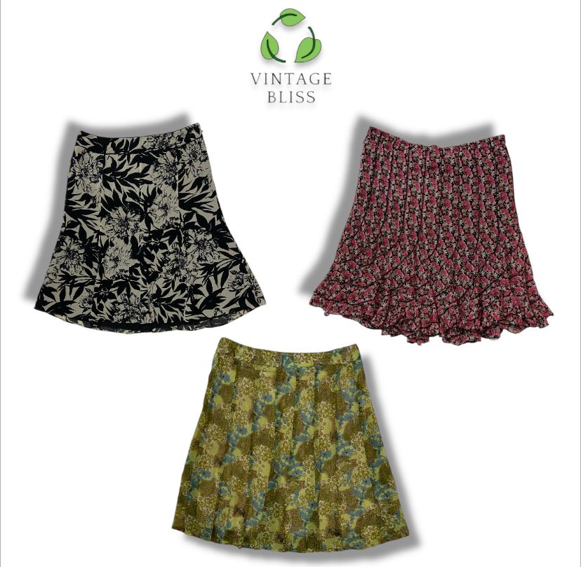 Y2K Poly Long Skirts
