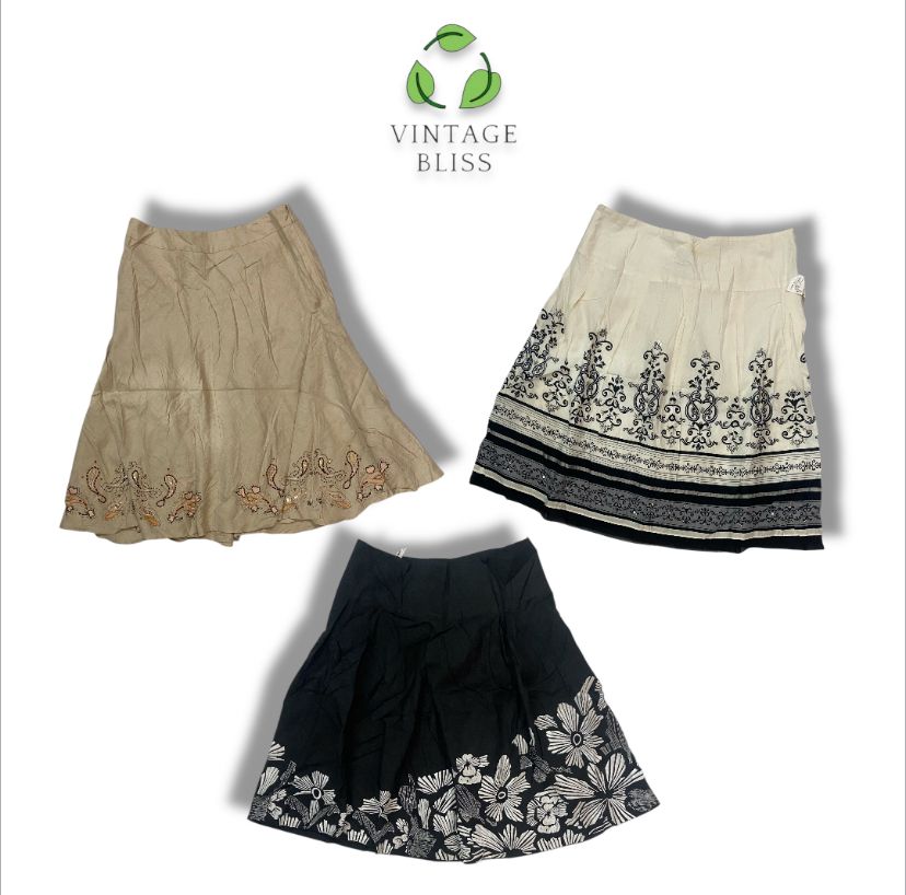 Y2K Cotton Long Skirts