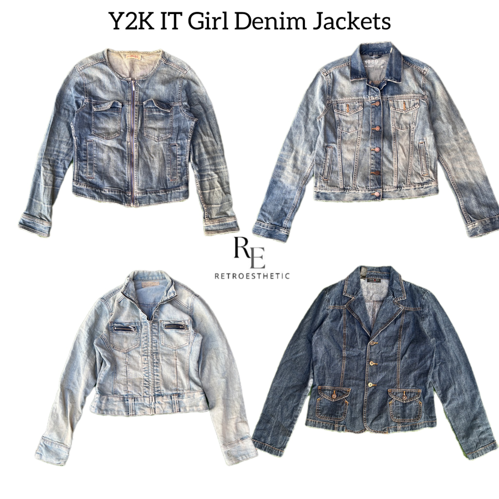 Y2K NYC IT Girl Denim Jackets RE-2766
