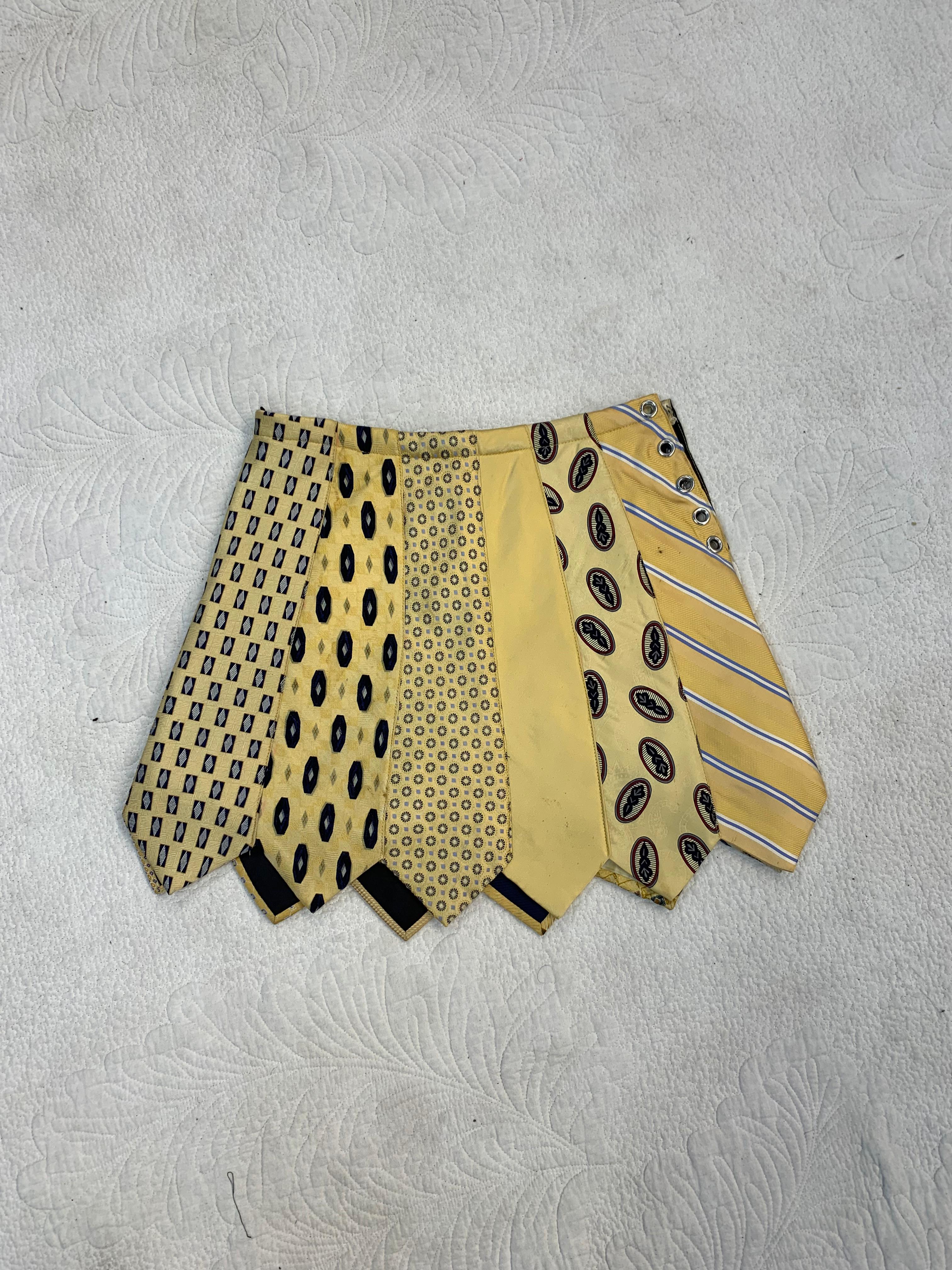 Jupe cravate upcyclée