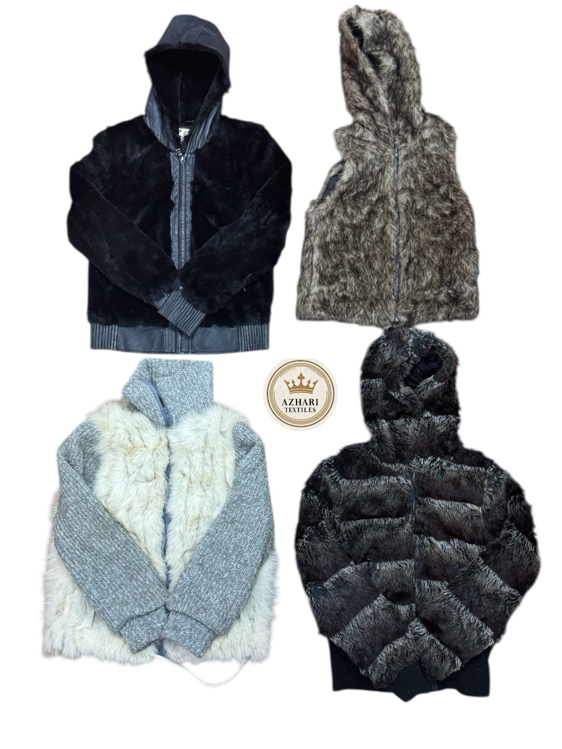 Y2Kファー cropped coat 10 pcs At 495