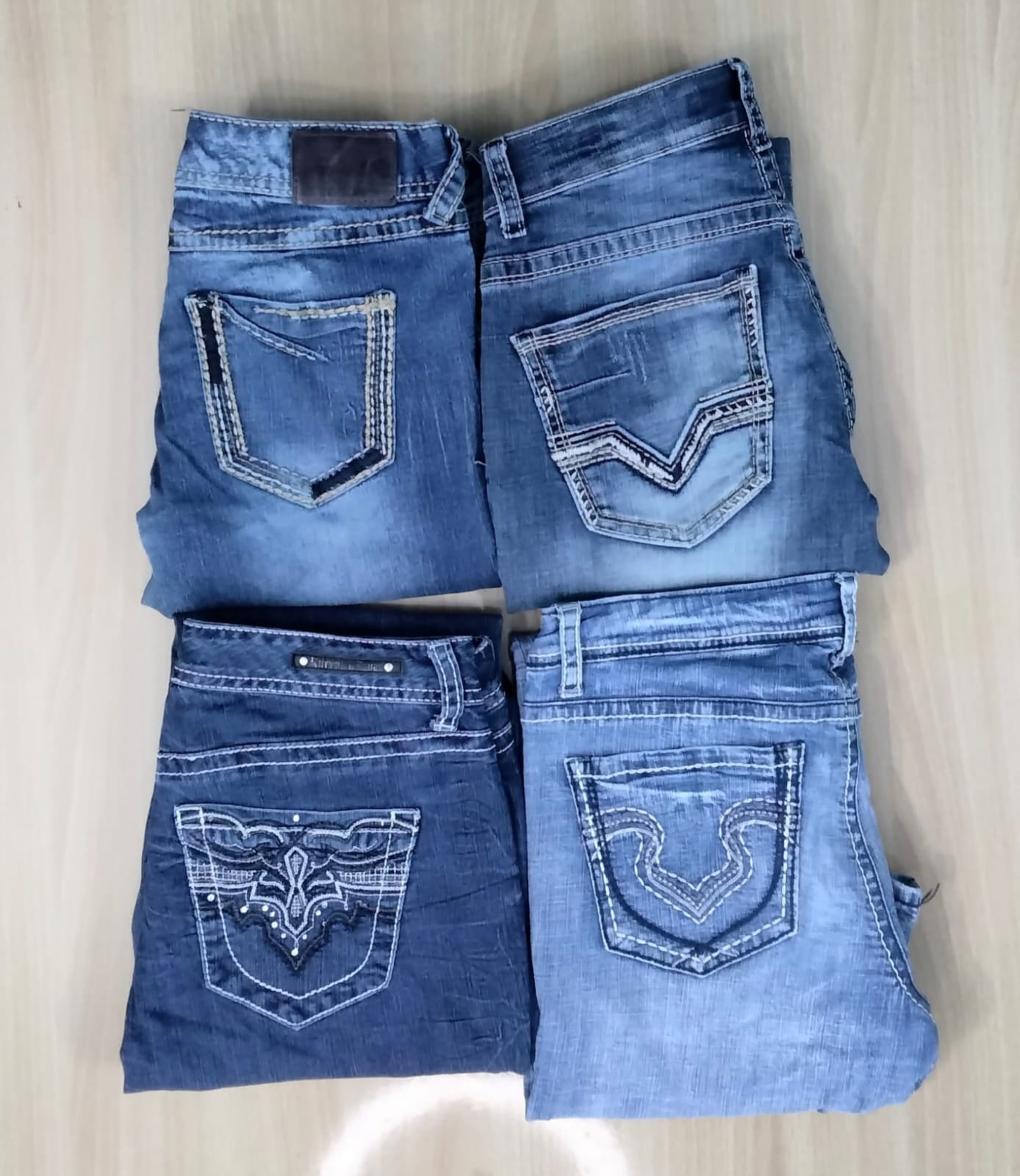 JA 0559 Women’s Embellished Flared Jeans