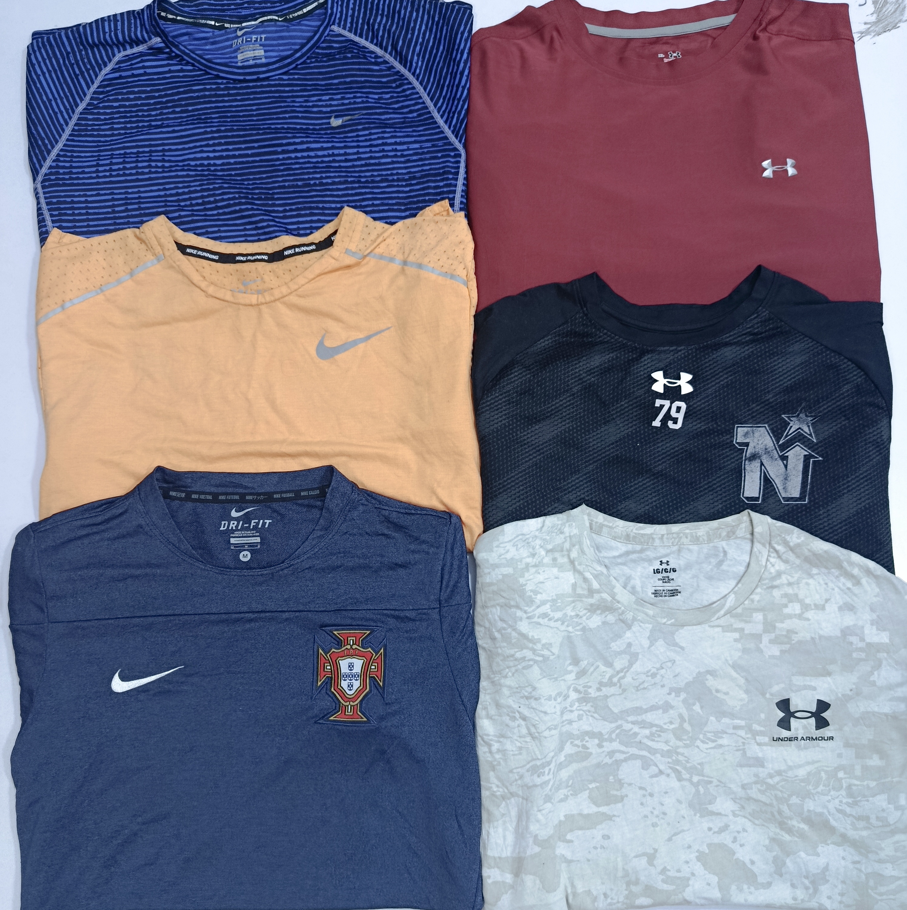 Camiseta Nike/Under Armour 20Pcs (RV # 239)