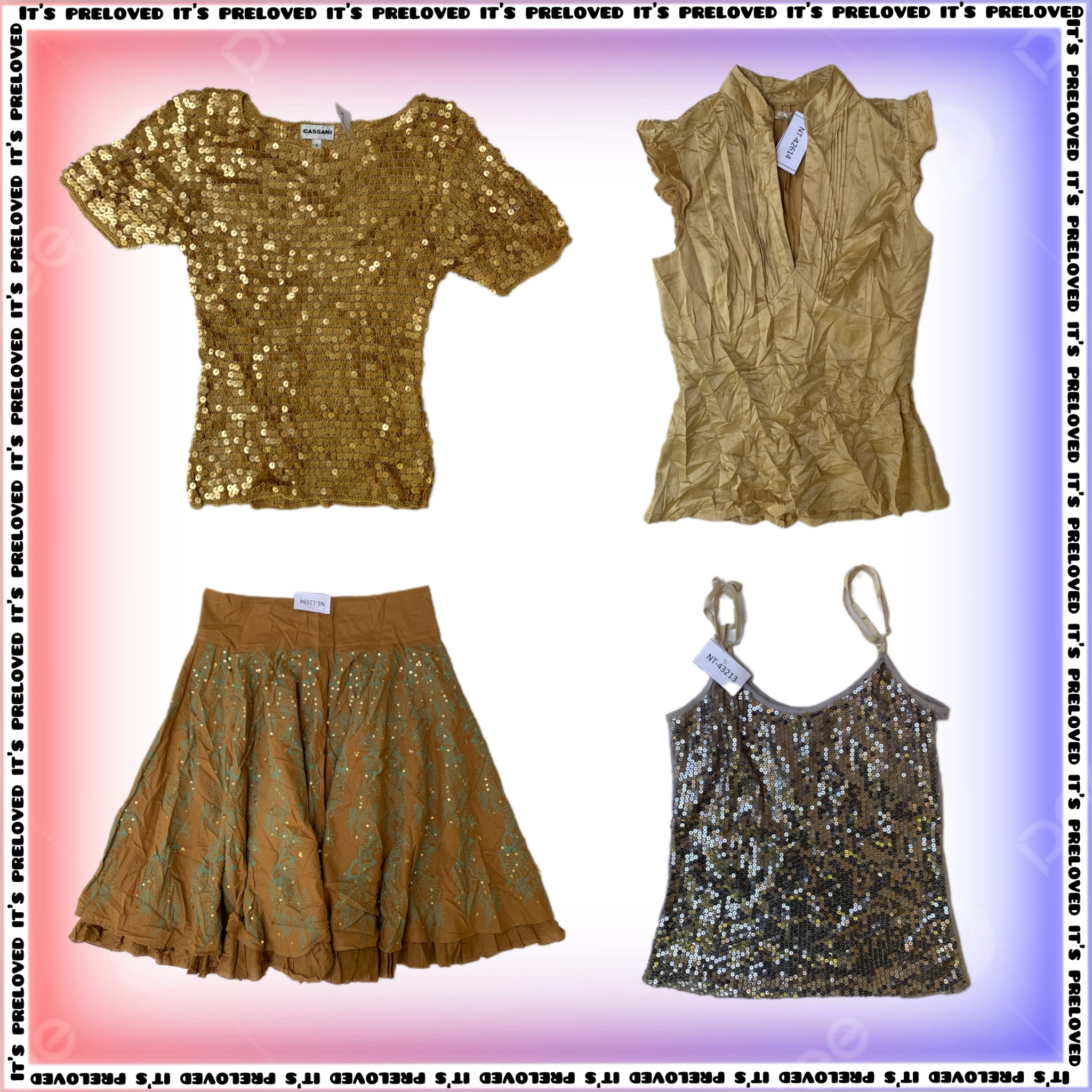 Ensemble Bling Ring - hauts, robes, jupes (SS-1951..