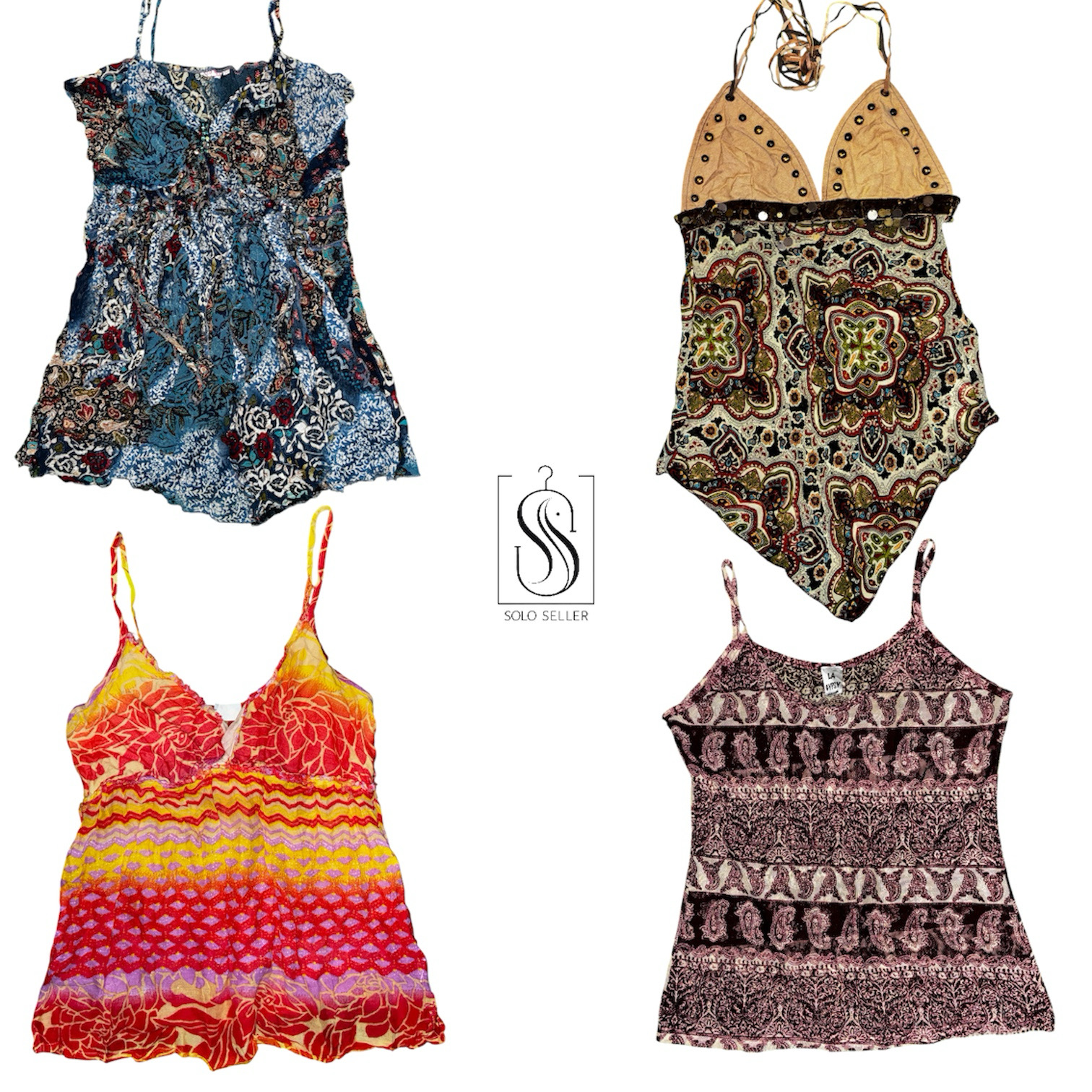 Y2K Grunge Cami Tops (SS-002)